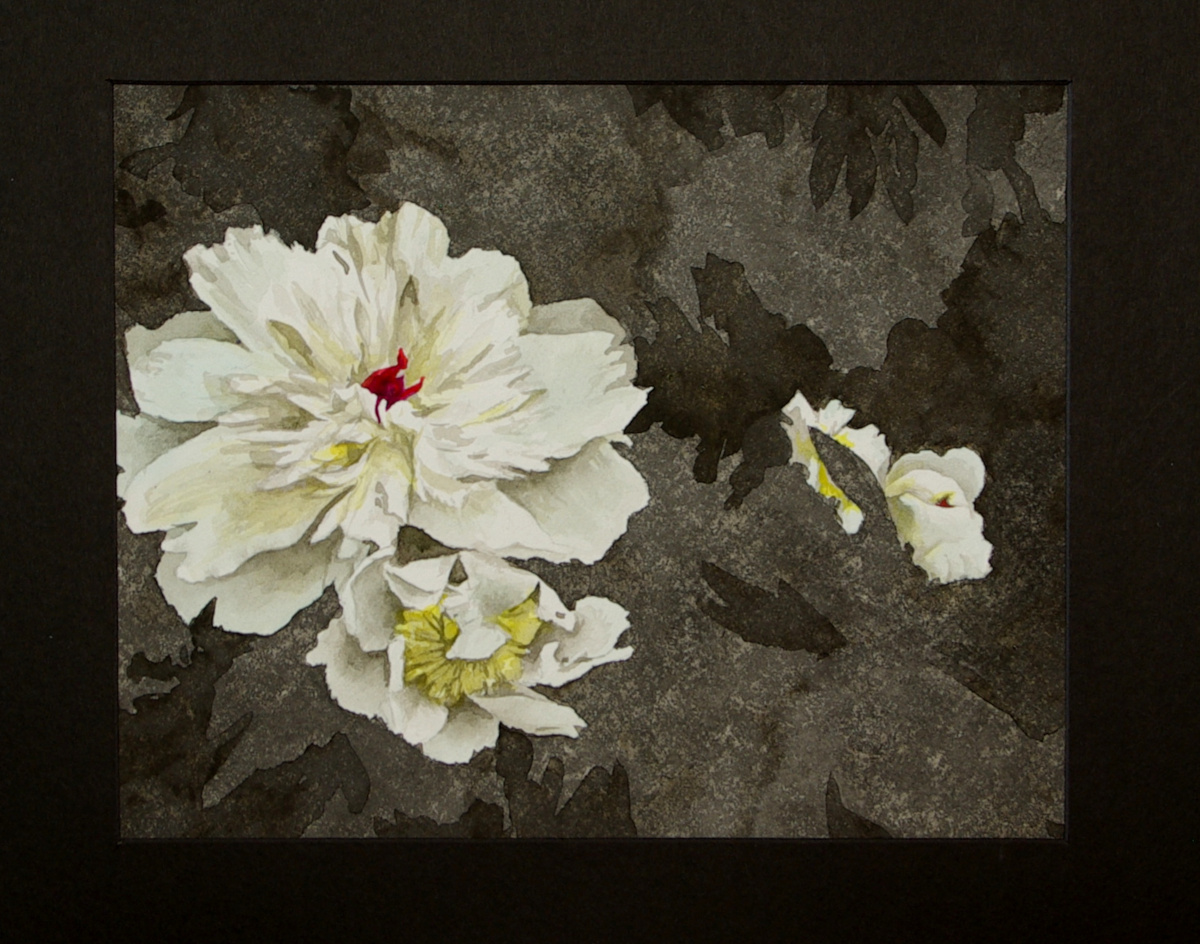 Their Pointy Teeth and Narrow Beauty, 2022, Watercolour and Ink on Paper, 9 by 12 Inches